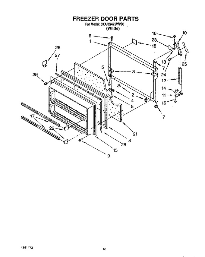 Diagram for 3XARG475WP00