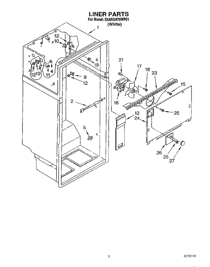 Diagram for 3XARG475WP01