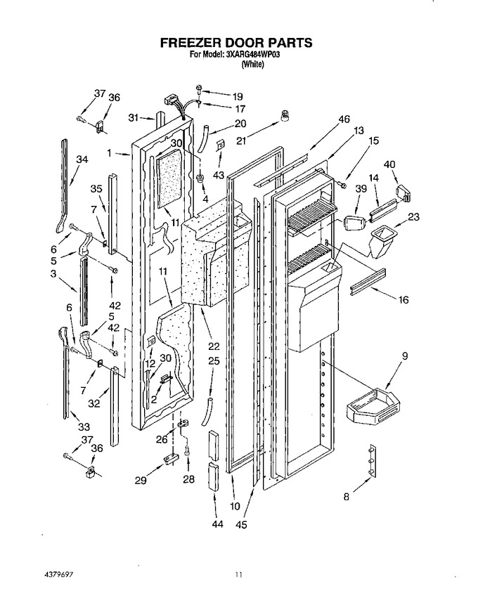 Diagram for 3XARG484WP03