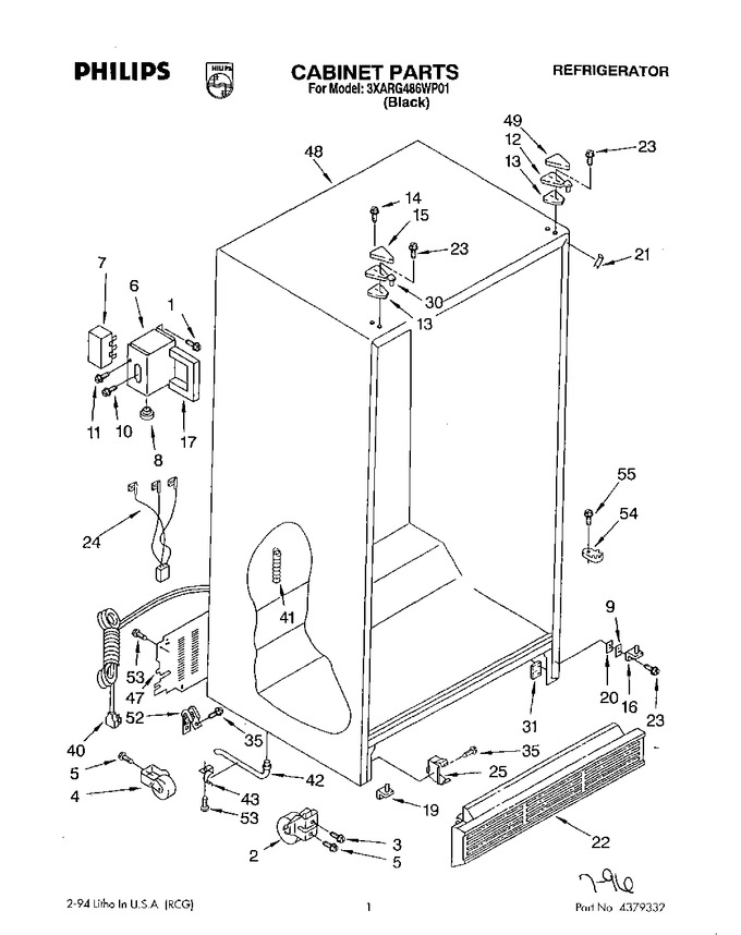 Diagram for 3XARG486WP01