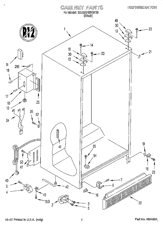 Diagram for 3XARG488GF00