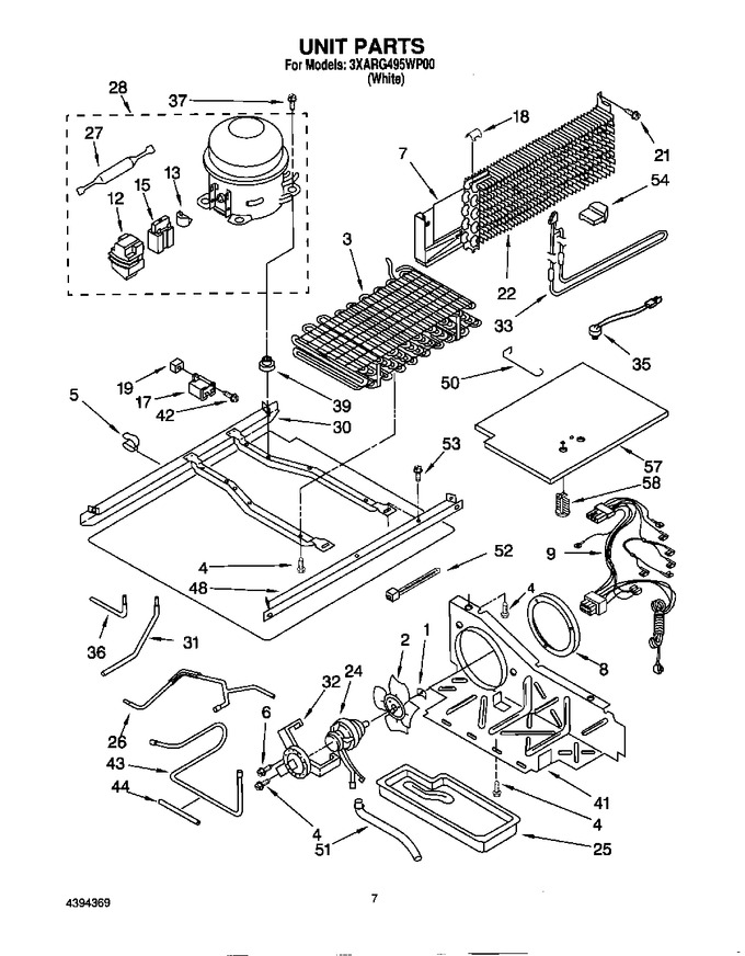 Diagram for 3XARG495WP00