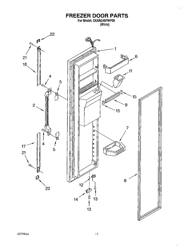 Diagram for 3XARG497WP00