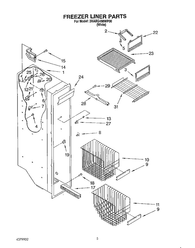 Diagram for 3XARG498WP00