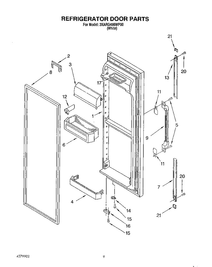 Diagram for 3XARG498WP00