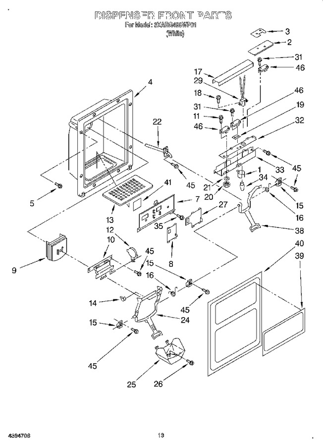 Diagram for 3XARG498WP01