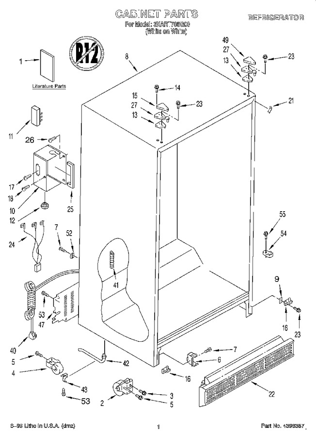 Diagram for 3XART705G00