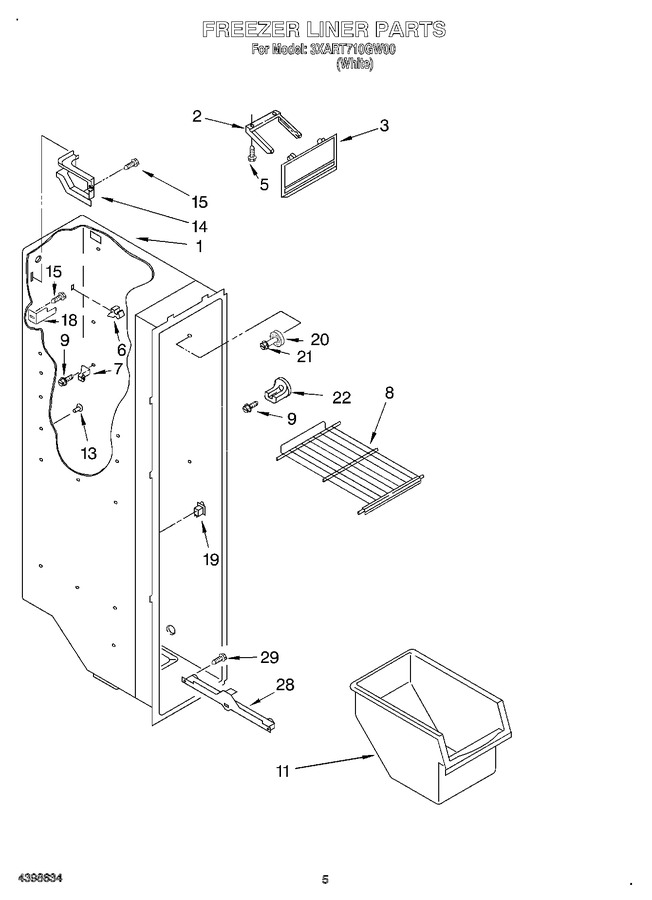 Diagram for 3XART710GW00