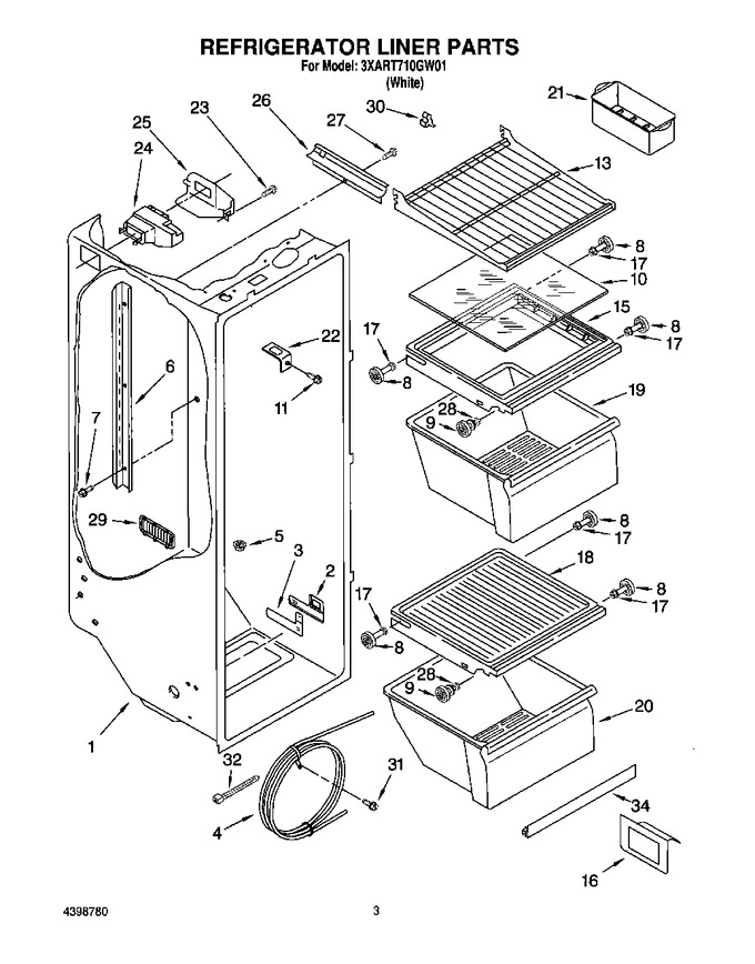 Diagram for 3XART710GW01