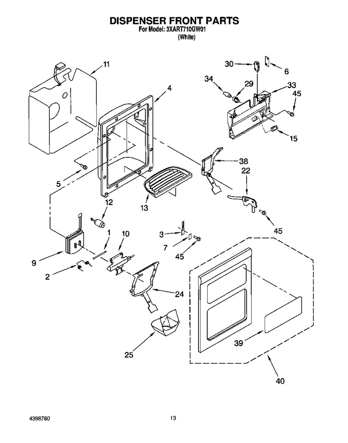 Diagram for 3XART710GW01