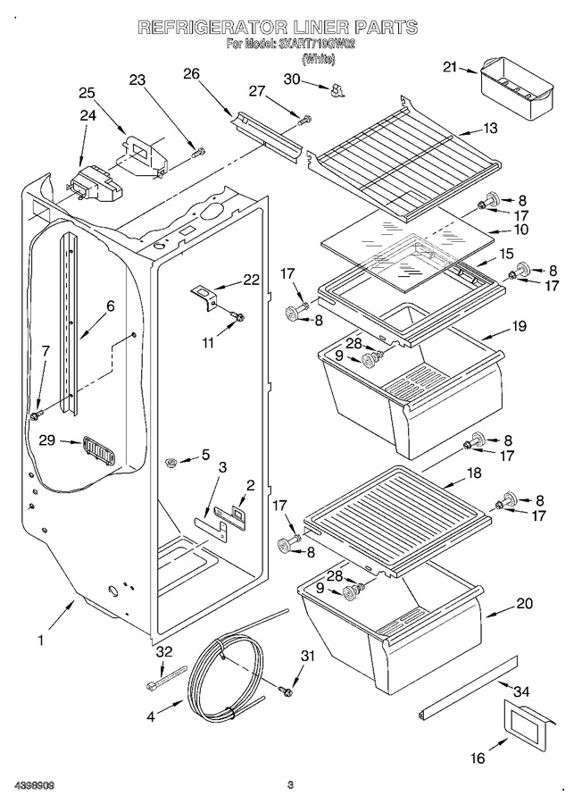 Diagram for 3XART710GW02