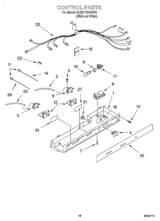 Diagram for 3XART730GW01