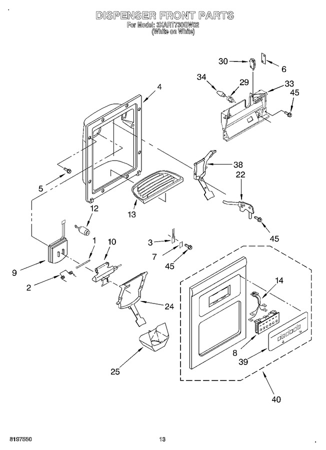 Diagram for 3XART730GW02