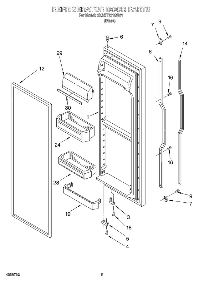 Diagram for 3XART731GB01