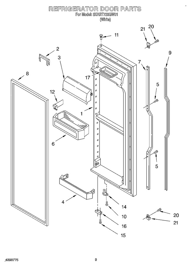 Diagram for 3XART732GW01