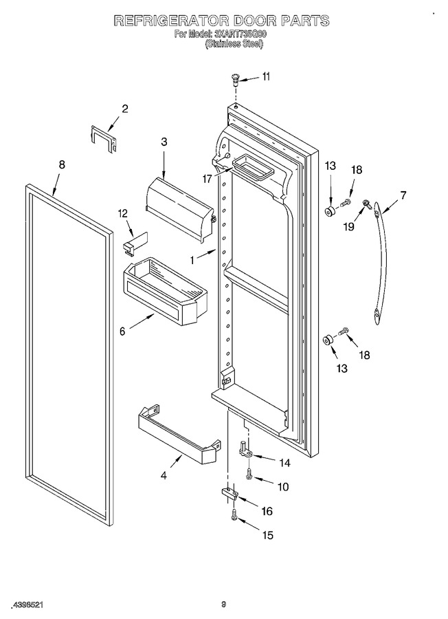 Diagram for 3XART735G00