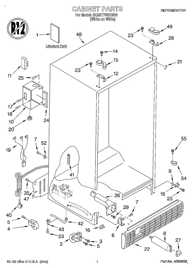 Diagram for 3XART745GW01