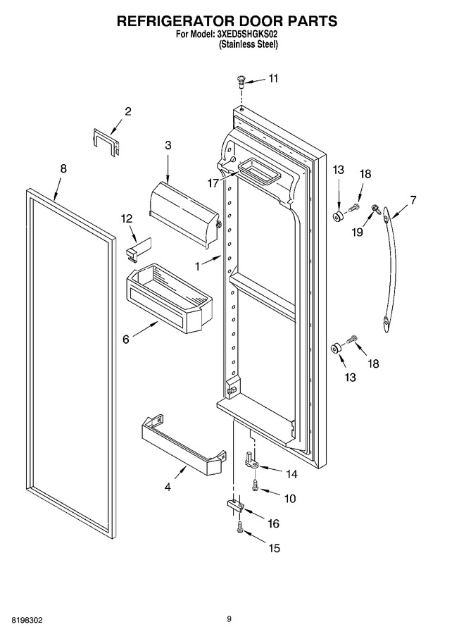 Diagram for 3XED5SHGKS02