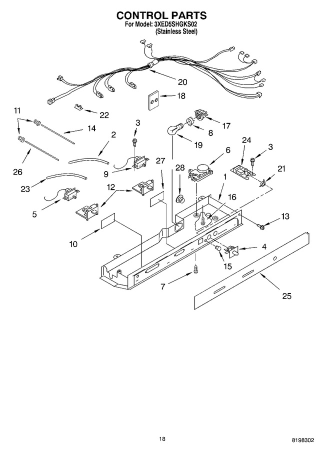 Diagram for 3XED5SHGKS02