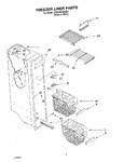 Diagram for 04 - Freezer Liner Parts