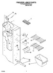 Diagram for 03 - Freezer Liner Parts