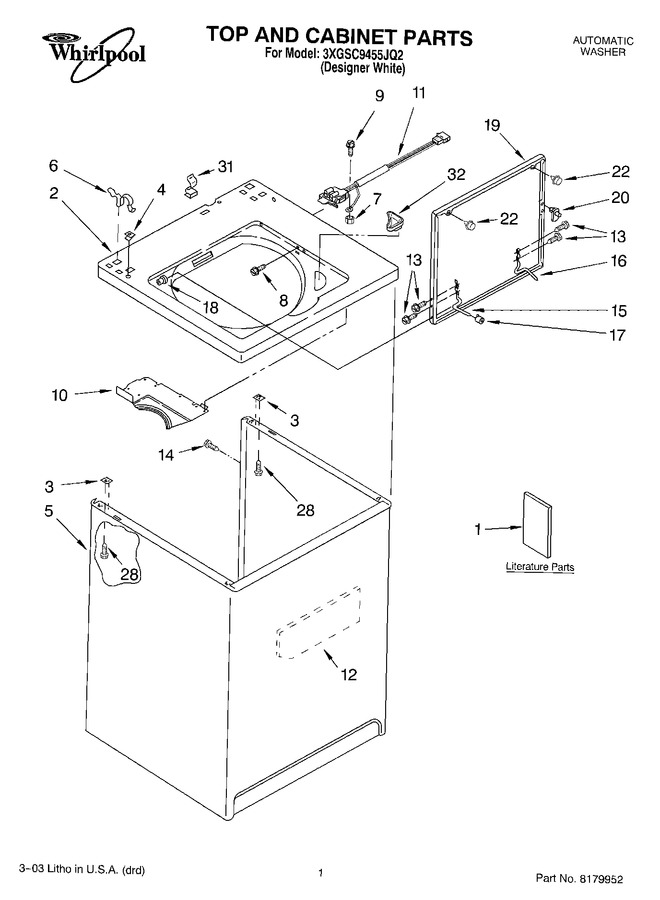 Diagram for 3XGSC9455JQ2