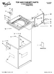 Diagram for 01 - Top And Cabinet Parts