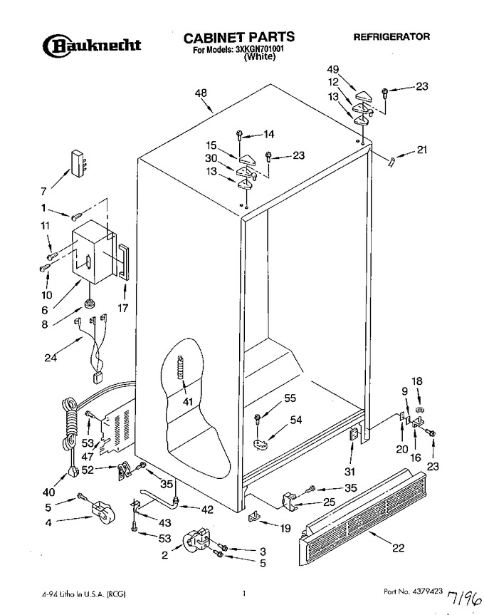 Diagram for 3XKGN701001