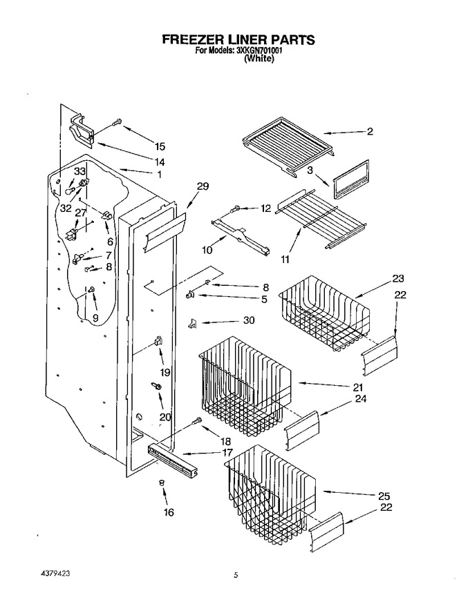 Diagram for 3XKGN701001