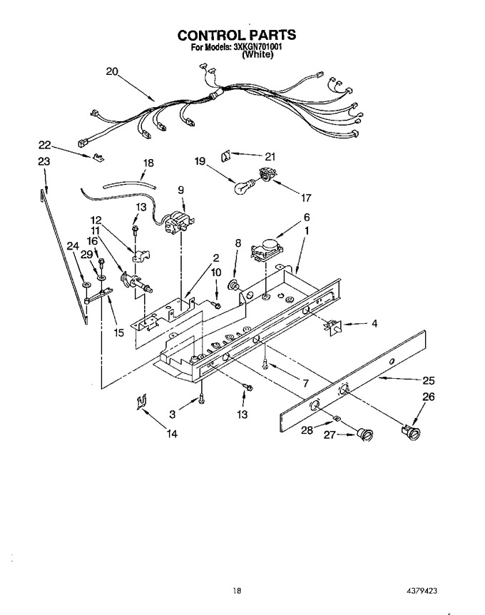 Diagram for 3XKGN701001