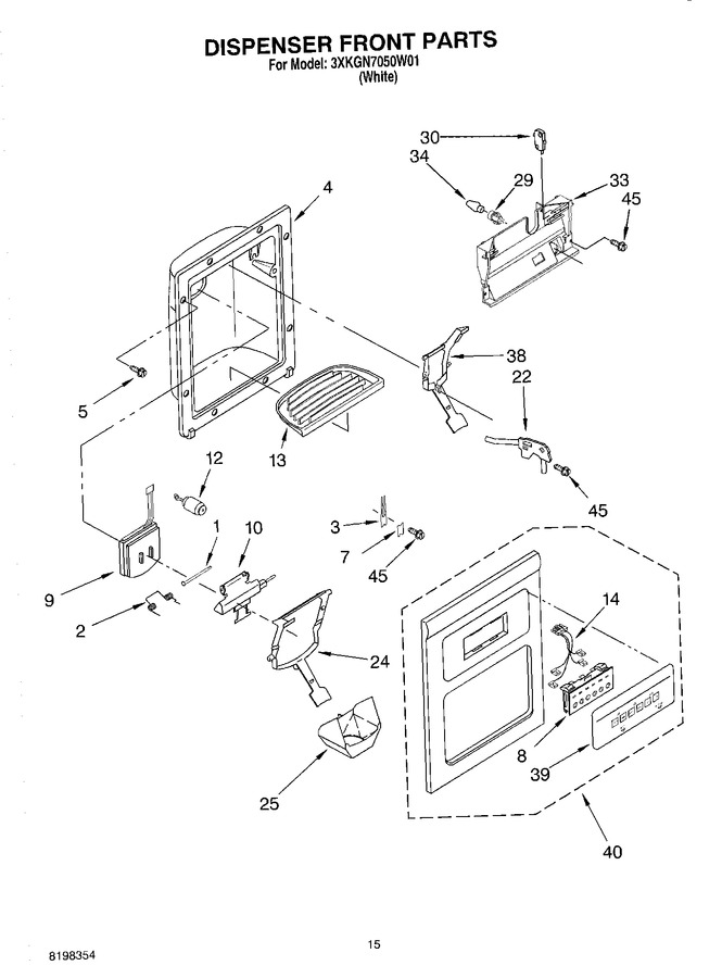 Diagram for 3XKGN7050W01