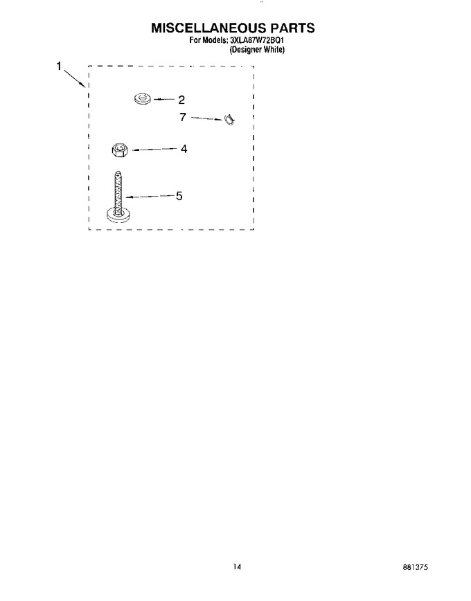 Diagram for 3XLA87W72BQ1