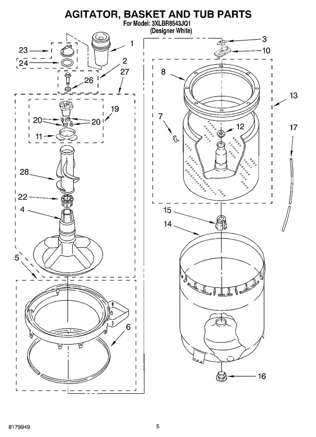 Diagram for 3XLBR8543JQ1