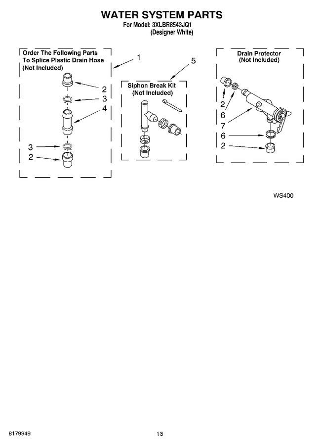 Diagram for 3XLBR8543JQ1