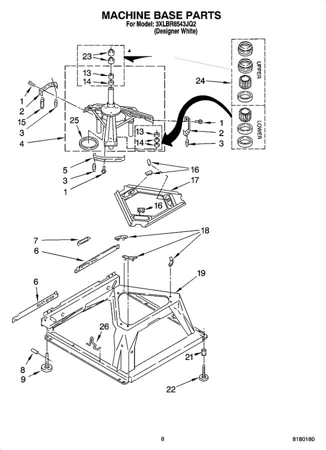 Diagram for 3XLBR8543JQ2