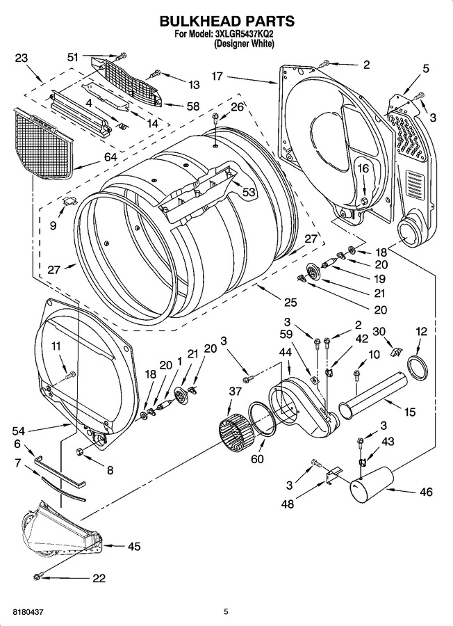 Diagram for 3XLGR5437KQ2