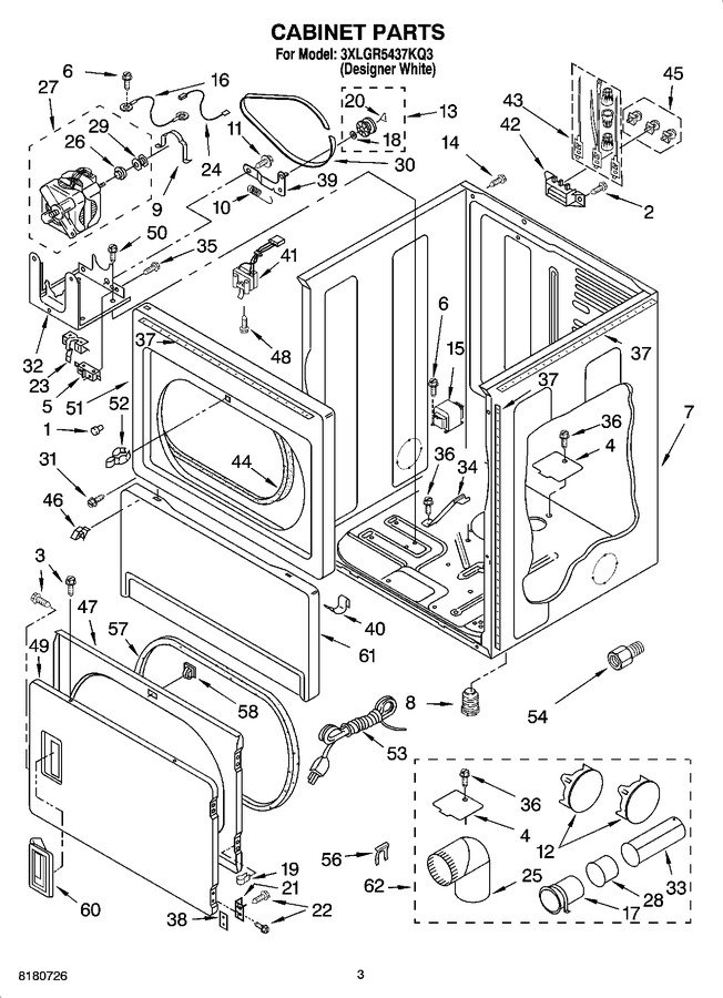 Diagram for 3XLGR5437KQ3