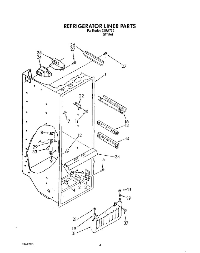 Diagram for 3XRA700