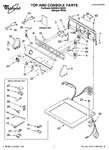 Diagram for 01 - Top And Console Parts