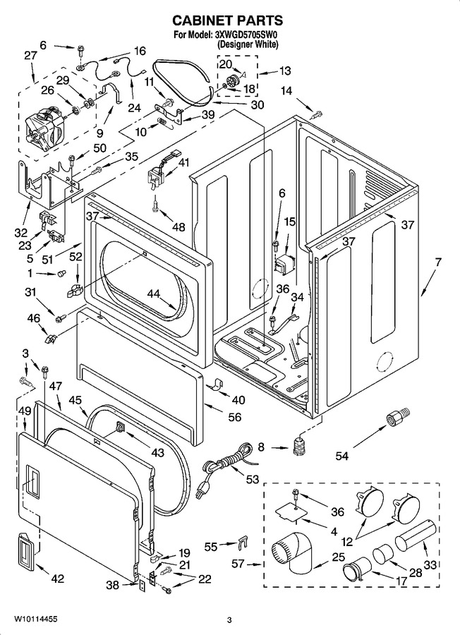 Diagram for 3XWGD5705SW0