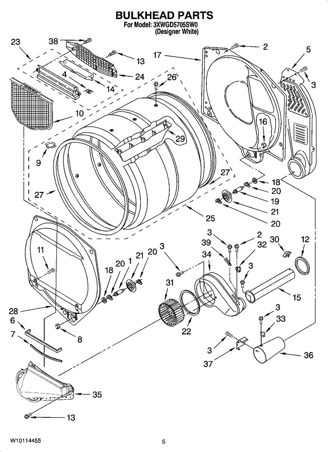 Diagram for 3XWGD5705SW0