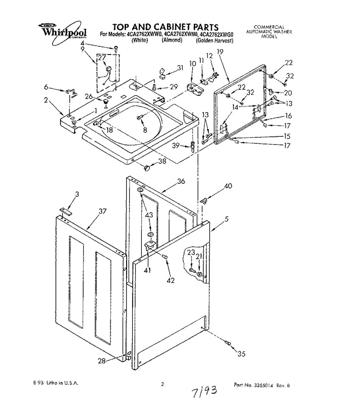 Diagram for 4CA2762XWG0