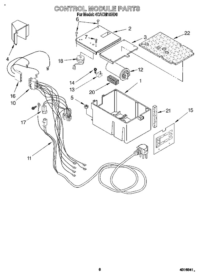 Diagram for 4CACM18ND0