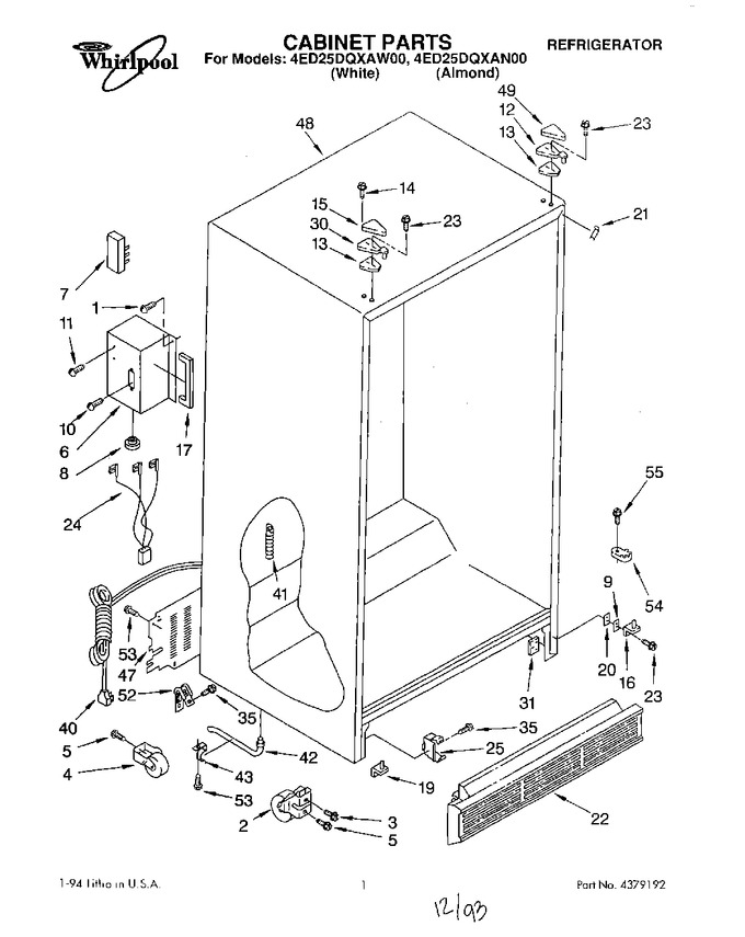 Diagram for 4ED25DQXAW00