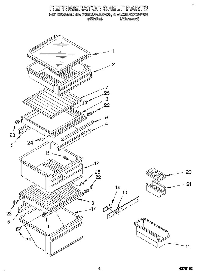 Diagram for 4ED25DQXAW00