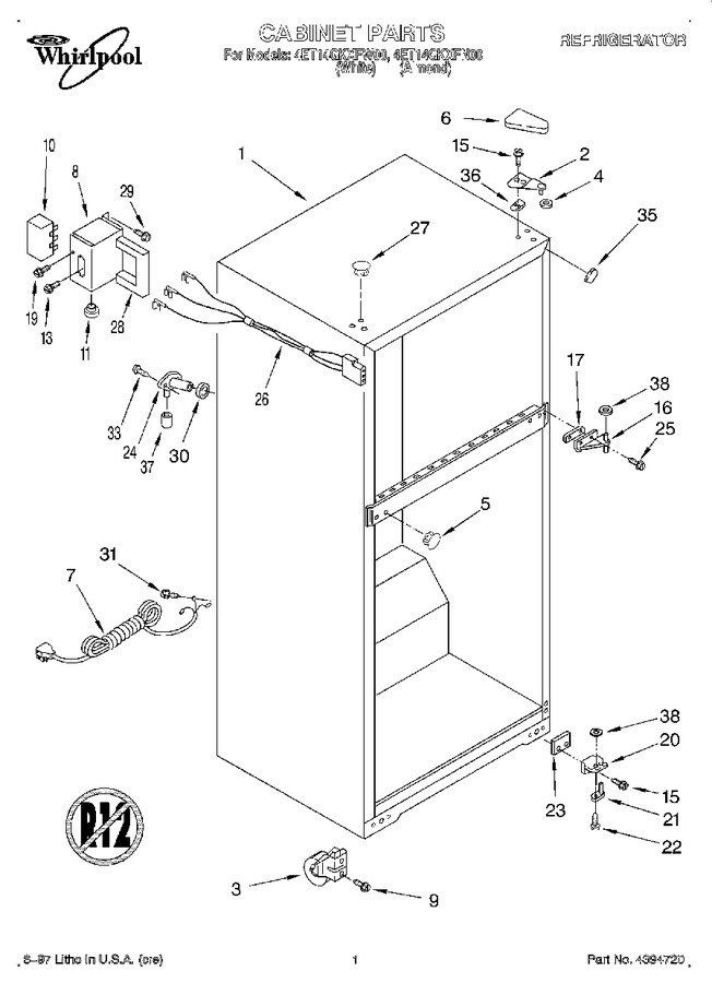 Diagram for 4ET14GKXFW00