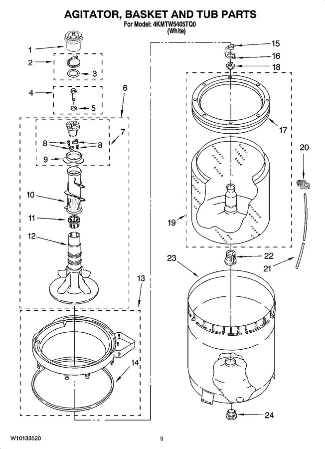 Diagram for 4KMTW5405TQ0