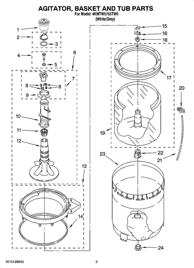 Diagram for 4KMTW5755TW0