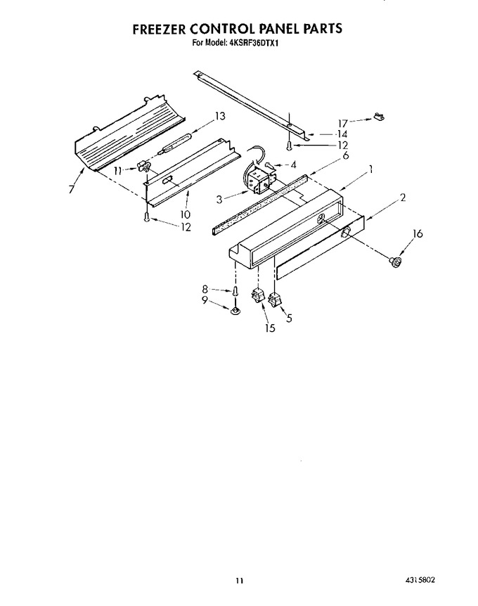 Diagram for 4KSRF36DTX1