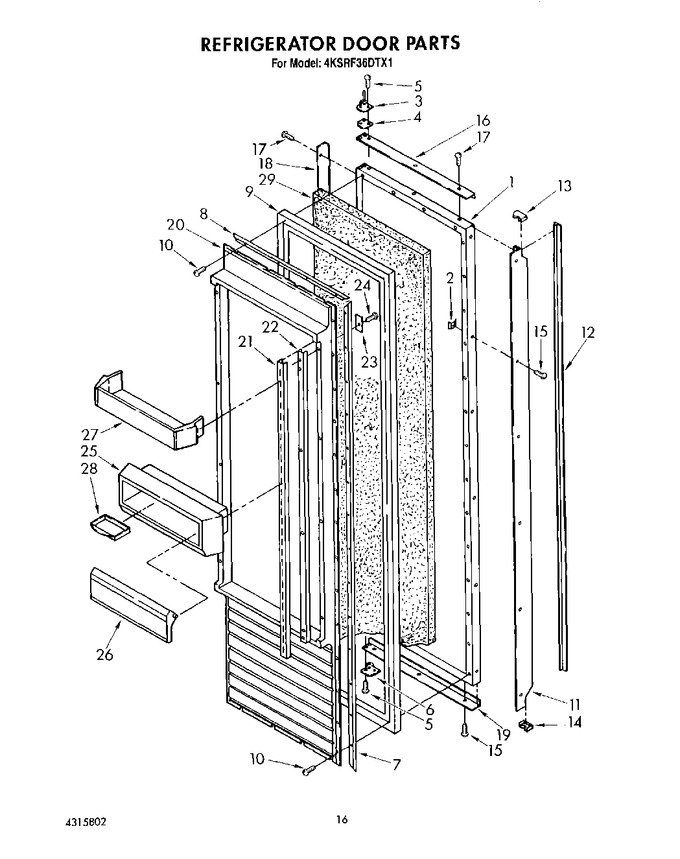 Diagram for 4KSRF36DTX1